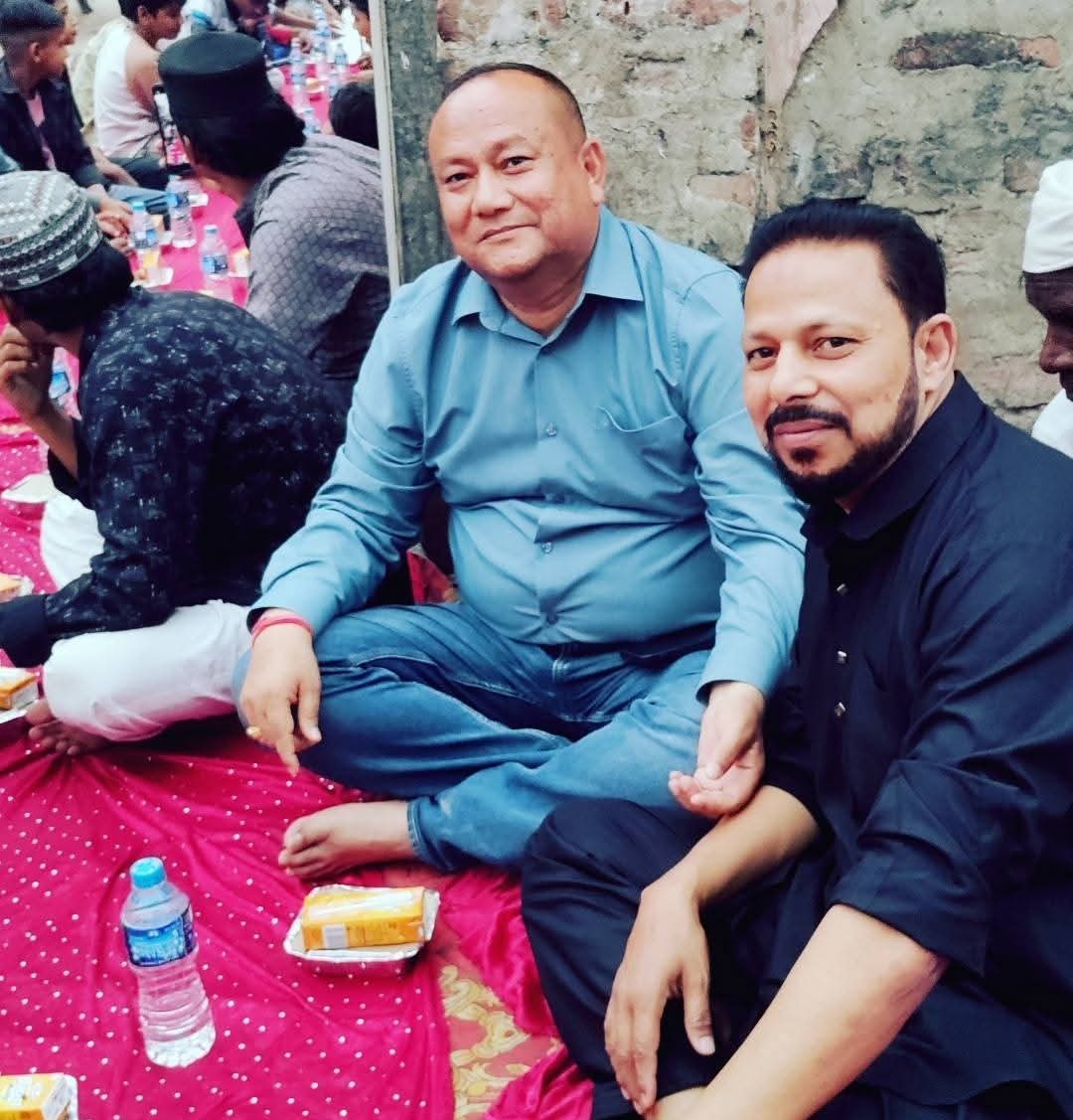 गोल्डेन एबीसी स्कुलका प्रबन्ध निर्देशक विकास बहादुर सिंहद्वारा इफ्तार पार्टी आयोजना ।